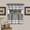 Black, variant on Barnyard Rooster 24" Tier and 14" Valance Kitchen Window Curtain Set