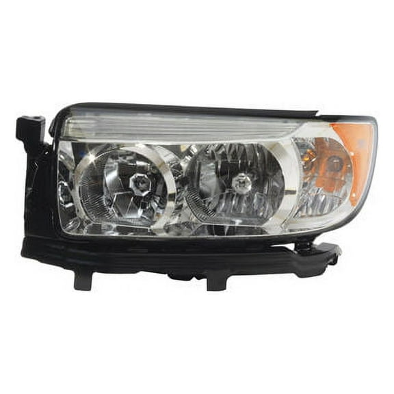 Right Passenger Side Halogen Headlight Assembly - Compatible with 2006 - 2008 Subaru Forester (without Sport Package) 2007