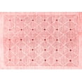 thumbnail image 1 of Ahgly Company Indoor Rectangle Abstract Red Contemporary Area Rugs, 7' x 9', 1 of 4