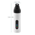 thumbnail image 4 of CUITING Rechargeable Dog Nail Grinders USB Pet Nail Clippers Q8H7, 4 of 7