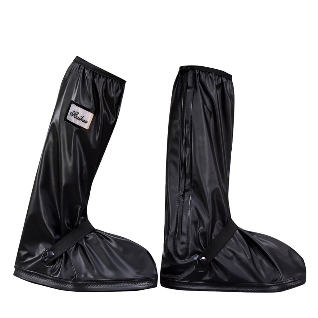 Reusable Latex Waterproof Shoe Covers Non Slip Rubber Rain Boot Shoes Cover 13US 