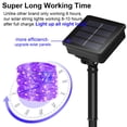 thumbnail image 2 of Cadena de luces solares YAOZHOU, color morado, 2 unidades, 200 LED, 12 m, para exteriores, 2 of 7