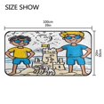 thumbnail image 3 of Kids Sand Castle Non Slip Long Door Mat 39''x20'' Soft, Absorbent, for Kitchen, Bathroom, and Bedroom, 3 of 8