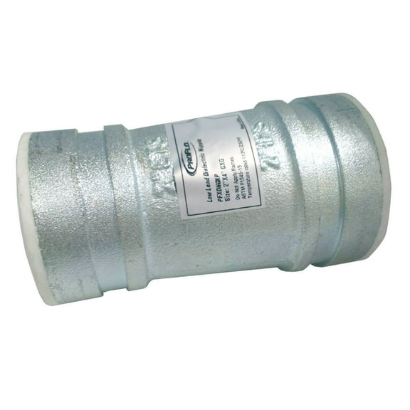 Proflo PFXDNGKP 2-1/8" X 4-3/16" Plastic And Zinc Dielectric Nipple