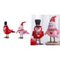 thumbnail image 2 of Glowing Bird Doll Decor Valentine's Day Decoration Luminous Tabletop Ornament with Light Creative Birthday Present Red, 2 of 4