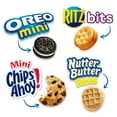 thumbnail image 3 of Pack of 2 - Nabisco Classic Mix Variety Pack, Oreo Mini, Chips Ahoy! Mini, Nutter Butter Bites, Ritz Bits Cheese, 20 Snack Packs, 3 of 5