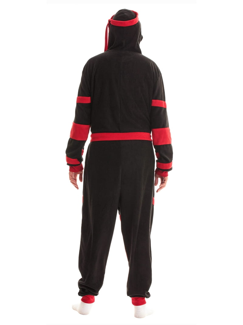 Followme Men's Christmas Onesie, Ninja Pajamas, Microfleece