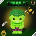 thumbnail image 4 of Banco de PVC Marvel Hulk Multicolor 20 cm, 4 of 4