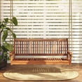 thumbnail image 2 of East Green Hayden Porch Swing, 4-foot, White Paint, 2 of 11