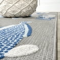 thumbnail image 5 of JONATHAN Y AMALFI COAST 5 x 8 Area Rug, Algarve Fish - Gray/Navy, AMC114B-5, 5 of 7