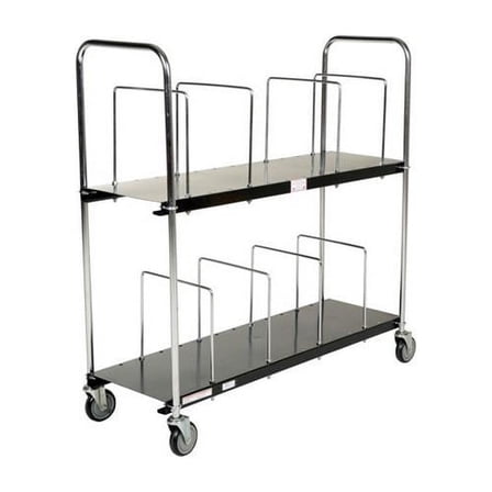 Portable Carton Cart Two Tier, 18 x 56 in.