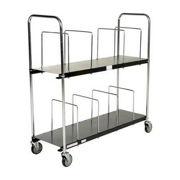 Portable Carton Cart Two Tier, 18 x 56 in.