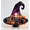 Mystic Witch Hat Stained A10, variant on Mystic Witch Hat Stained-Glass LED Plug-In Night Light, Plug & Play Halloween Seasonal Wall Decor Lamp, Detailed Spell Book Pumpkin Motif Soft Warm Indoor Accent Lighting