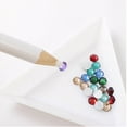 thumbnail image 4 of CNKOO 5 Pcs Crayons d'Art d'Ongles Blancs avec Strass, Design 3D, 4 of 5