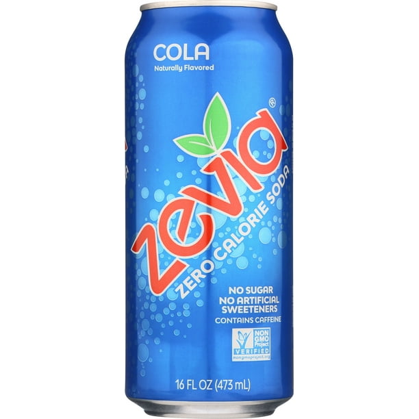 ZEVIA SODA COLA 16 FL OZ