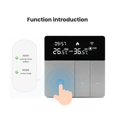 thumbnail image 3 of AVATTO Tuya WiFi Termostato inteligente Controlador de temperatura 100-240 V Control eléctrico remoto, Google H Grey, Grey, 3 of 5