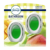Febreze Bathroom Air Freshener, Small Spaces Odor-Fighting, Apple Mango Sunshine, 2 Count