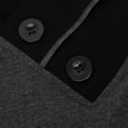 thumbnail image 6 of Long Sleeve Tops for Men Sweatshirts for Men Trendy Clearance Fleece Pullover Men Blue Men's Hoodies Graphic Black Sweaters for Men Button up, 6 of 6