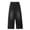 Black, variant on Men's Vintage Wash Baggy Jeans Wide Leg Loose Fit Denim Pants with Button Fly and Pockets