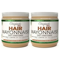 Originals By Africa's Best Hair Mayonnaise Conditioner, 2 Pack, 15 oz Jar, Enriched with Natural Botanical Herbal Extracts and Olive Oil to Deep Condition and Repair