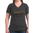 thumbnail image 1 of CafePress - Hammer This Is Not A Drill T Shirt - Women's V-Neck Dark T-Shirt, 1 of 1
