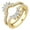 10K Yellow Gold, variant on FINE JEWELRY 14K White Gold Lab Grown Diamond Enhancer Wedding Band Ring (3/4 cttw, D-F Color, VS1 Clarity) Size 7