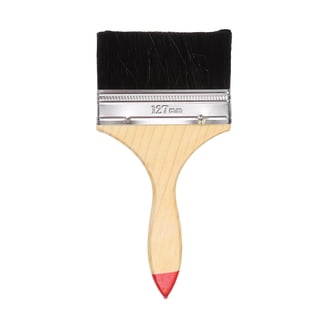 80-Pack 1-Inch Chip Paint Brushes – Flat Bristle Brush Set With Wood Handles – For Acrylic, Varnish, Glue, Crafts, Furniture & More