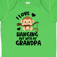 thumbnail image 4 of Inktastic Monkey I Love Hanging out with My Grandpa Boys or Girls Baby Bodysuit, 4 of 5