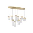thumbnail image 2 of CWI Lighting Lustre DEL Carolina avec Fini Feuille d'Or, 2 of 2