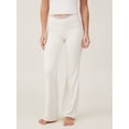 thumbnail image 4 of SUNSIOM Ensemble d'Été 2 Pcs pour Femmes Manches Courtes Col Rond + Pantalon Évasé Mode Urbaine, 4 of 5