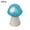 Blue, variant on SPRING PARK 20Pcs Mini Toadstool Mushroom Fairy Garden Ornament Decoration Crafts Tool