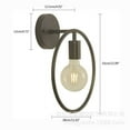 thumbnail image 5 of PENGXIANG Lighting Modern Wall Sconces ,Brass Round Glass Lamp Reading Lamp,Nordic minimalist circle round wall lamp designer bedroom bedside study restaurant background wall, 5 of 5