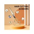 thumbnail image 2 of 6.5-Inch Full Golden Hair Cutting Scissors With Blue Sapphire For Professional Or Home Use, 2 of 5