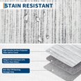 thumbnail image 2 of 5x7 Striped Area Rug for Living Room Modern Solid Simple Carpet Contemporary Minimalist Throw Floor Cover Non-Slip Low Pile Machine Washable Grey Rugs Abstract Line Area Rug for Dorm Home, 2 of 16