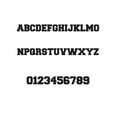 thumbnail image 3 of 1 Pc, 12 Inch X 1/4 Inch Thick Collegiate Font Wood Numbers 3 Easy To Paint Or Decorate For Indoor Use Only, 3 of 3