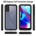 thumbnail image 6 of IP68 Waterproof Case for Moto G Pure 2021, Heavy Duty Phone Cover with Screen Protector, Shockproof Armor Case for Lenovo Moto G Pure 2021 with Hand Lanyard (Blue), 6 of 14