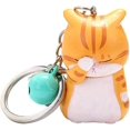 thumbnail image 1 of Cat Keychain Charms, Key Ring Cute Key Chain Shy Chubby Kitten Trinket Bag Decor, 1 of 5