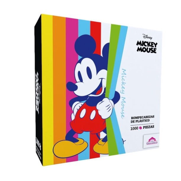 Mickey De Colores Rompecabezas 1000 Pz de Plástico PieceRelax