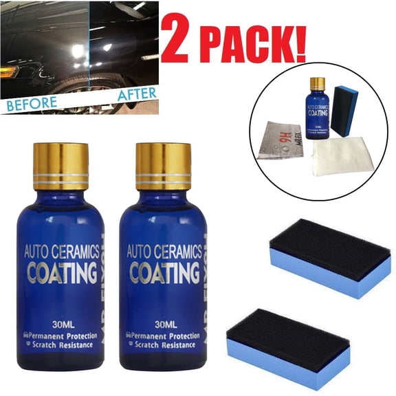 Auto Car Ceramic 9H Glass H9 .FIX Hardness Polish Scratch Nano 30ML Coat Car Care & Cleaning