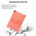 thumbnail image 2 of Dteck Case For iPad 8th (2020) / 7th Gen 10.2 (2019)/ iPad Air 3rd Gen 10.5 (2019)/ iPad Pro 10.5 (2017) Shockproof Silicone Anti Slip Kids Friendly Protective Hard PC Kickstand Cover, pink, 2 of 3