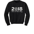 thumbnail image 1 of Tstars - Chinese New Year of The Dog 2018 Festival Toddler/Kids Sweatshirt 2T Black, 1 of 1