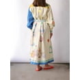thumbnail image 5 of Women's Color Block Cotton-Linen Printed Tie-Waist Dress, 5 of 6
