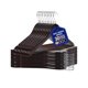thumbnail image 1 of Juego de perchas de madera Lifemaster, 30 piezas, antideslizantes, madera de cerezo, 1 of 7