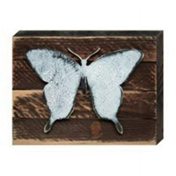 Designocracy 98413-08 Butterfly Art on Board Wall Decor