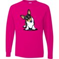 thumbnail image 3 of Inktastic Tri Color Corgi Long Sleeve T-Shirt, 3 of 5