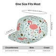 thumbnail image 6 of Balery Baseball Cap Flat Bill Hats for Men Adjustable Size for Running Workouts and Outdoor Activities All Seasons Dad Hat(Cute Flamingo ), 6 of 9