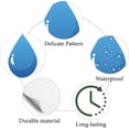 thumbnail image 3 of Pegatinas de planificador de agua, pegatinas de lágrima de plástico, impermeables, pequeñas, autoadhesivas, con imagen de punto redondo, pegatina de lágrima azul, 3 of 9