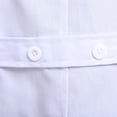 thumbnail image 3 of Bata de laboratorio de manga larga blanca unisex Bata de laboratorio Bata de almacén Bata de médico SG Sunnimix Batas largas de laboratorio, 3 of 8