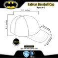 thumbnail image 6 of DC Comics Boys' Super Hero Baseball Cap - 3D Superman, Batman, Justice League Hat (2T-7), 6 of 6