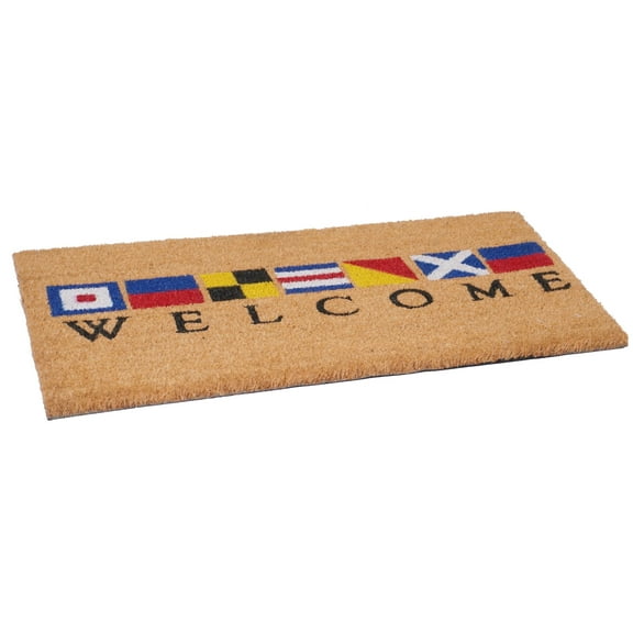 Calloway Mills Nautical Welcome Outdoor Doormat 17" x 29"